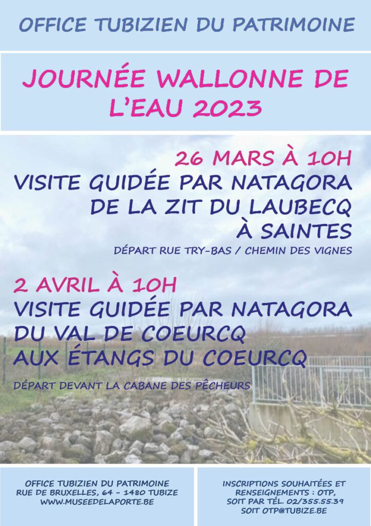 Journées Wallonnes de l’Eau 2023 – Visite guidée du 2 avril