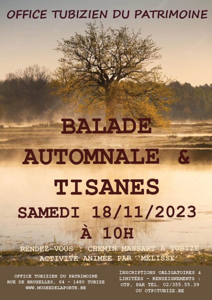 OTP – Balade automnale & Tisanes – 18/11/2023 à 10H